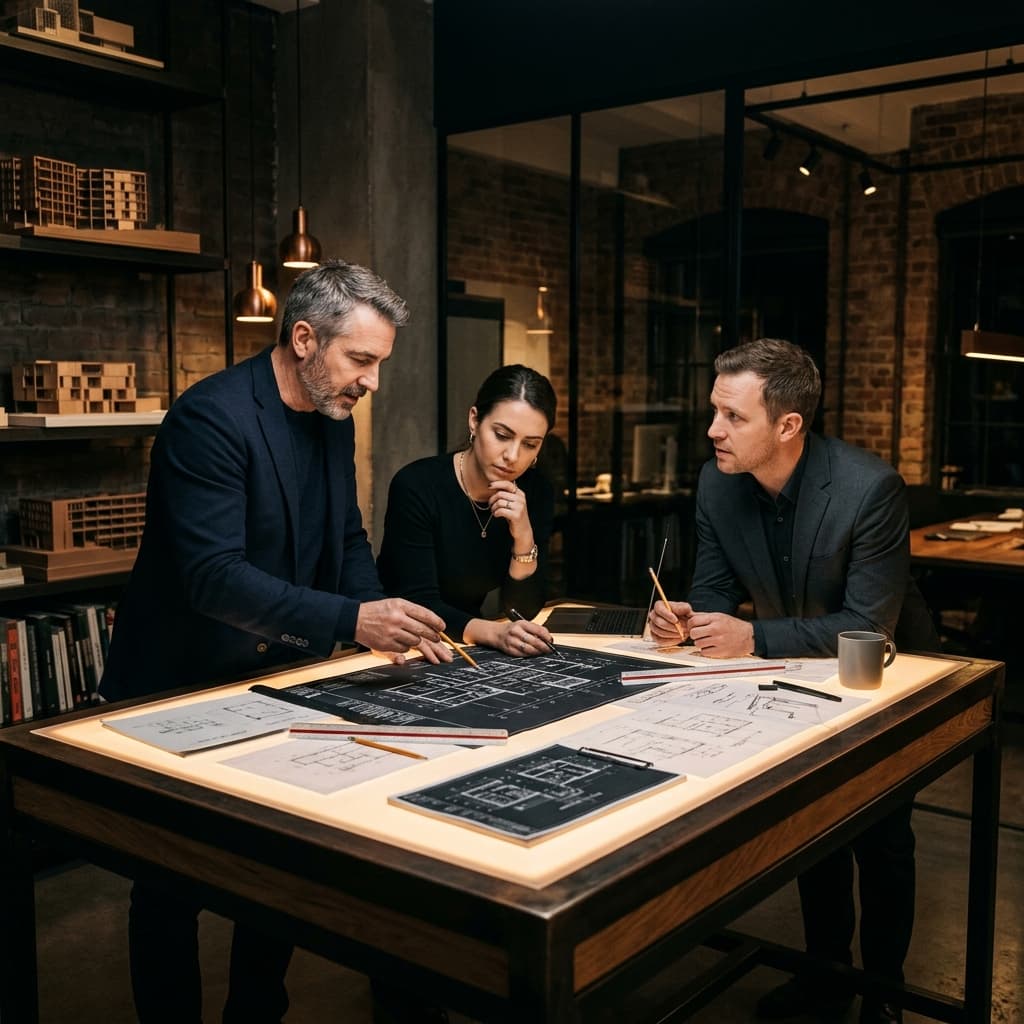 The Lumina Architect studio team at work